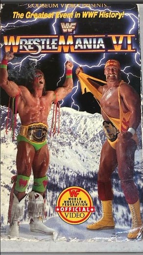 WWF Wrestling VHS Covers from the 80's and 90's