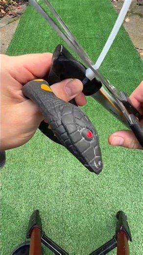 Turning a rubber snake into a python. #shortsvideo