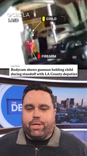 Newly released body camera footage shows deputies negotiating with an armed suspect who was holding his child hostage outside of his girlfriend’s Los Angeles County home. In the body camera footage, 35-year-old Marcos Alfonso can be heard repeatedly telling deputies to shoot and refusing to surrender before turning his gun toward LA County Sheriff’s deputies, prompting them to open fire after nearly 30 minutes of negotiation. Paramedics took Alfonso to the hospital, where he was later pronounced