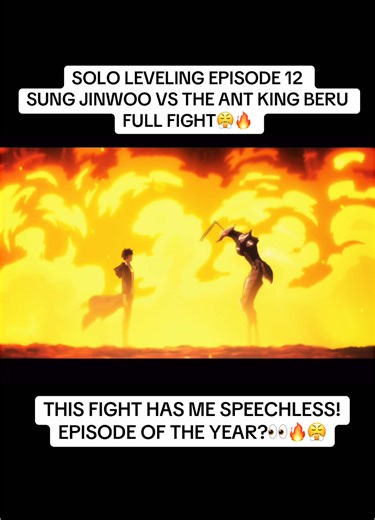 Solo Leveling Episode 12: Epic Sung Jinwoo vs Ant King Battle