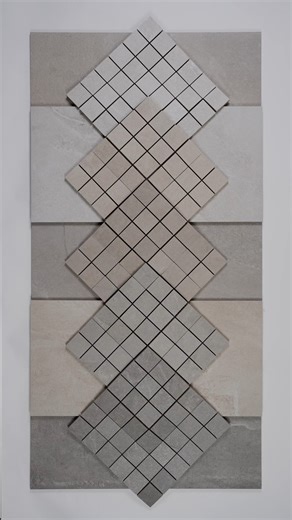 Azuma Rock, but make it elevated. Our full 12x24 lineup paired with the matching 2x2 mosaic = clean, modern, and ready for any project that needs durability and design impact. Designers, contractors, and homeowners: explore the full collection and order 6 FREE samples to see the texture, tone, and finish IRL. www.tilesdirect.net | TilesDirect.net