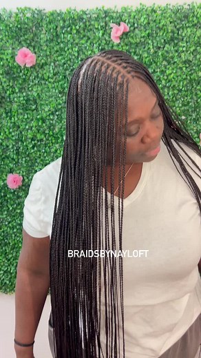 Small Extra Long Knotless Braids Styles
