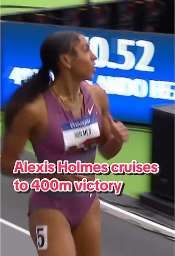 Alexis Holmes Wins National Championship in 400m Track