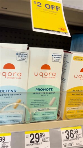 In Control is now at Walgreens! 🎉🎉 If you’re managing symptoms like urgency, frequency, or those “just in case” pee breaks, having reliable bladder support within reach can make all the difference. Find In Control at your local @walgreens and feel more prepared for the days when your bladder has other plans. | Uqora