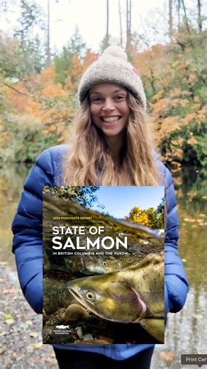 Hope or heartbreak? What is the state of salmon?! 🤷🏼‍♀️🐟 it’s complicated, but the @pacificsalmonfoundation has created a State of Salmon report which shares how pacific salmon are actually doing across British Columbia and the Yukon. The report provides an overview of scientific findings about the health of six wild salmon species across hundreds of populations. The data and analysis reveal that 2/3 (67%) of salmon populations are below their long term average from pressures such as habitat 