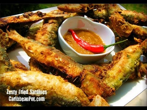 Zesty Caribbean Pan Fried Sardines Recipe.