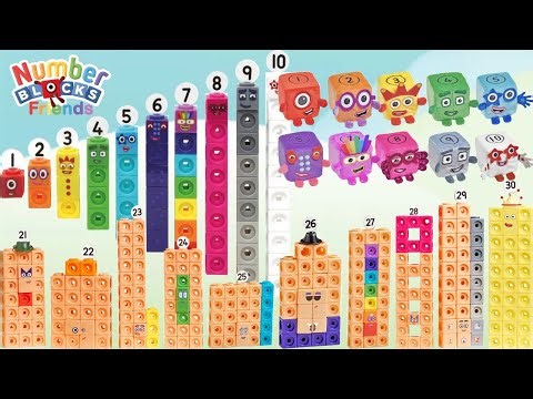 11:43 Minutes Compilation Unboxing Mathlink Cubes Numberblocks 1 100 Activity Set! Satisfying ASMR