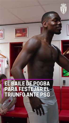 Celebración de Pogba tras vencer al PSG