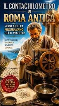 THE ODOMETER OF ANCIENT ROME: THE INVENTION THAT MEASURED TRAVEL 2,000 YEARS AGO 🏛️ #shorts