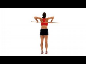 Pole | Wand medial rotation stretch