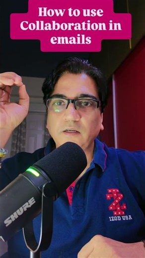 How to use Collaboration in email. #shorts #short