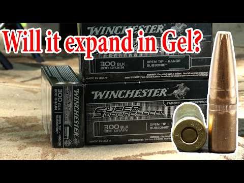 300 Blackout, 200gr OTM, Winchester Super Suppressed