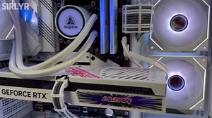 Sirlyr PSU Cable Extension Set - Soft Nylon Sleeved PC Cables,24Pin ATX 8Pin EPS 8 Pin PCI-E,Gold-Plated Pins for GPU Power Supply with Pre-Install Wire Combs Gray White,5 Kits