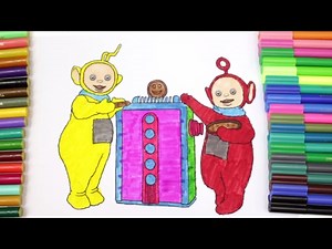Learn Colours For Children With Teletubbies Colouring Pages, teletubbies cute colouring for kids