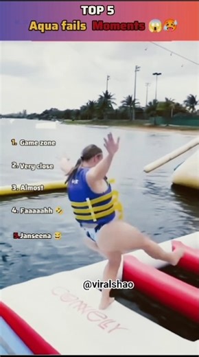 Top 5 Aqua fails moments #viral #funny #rankingvideo #youtubeshorts #fails