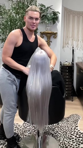 Silver Tone Hair Transformation with Wella Koleston 12/81 - Before & After