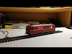 Märklin Schienenbus 3016 digital mit HLA-Antrieb und Appel Decoder 2021+LED Beleuchtung