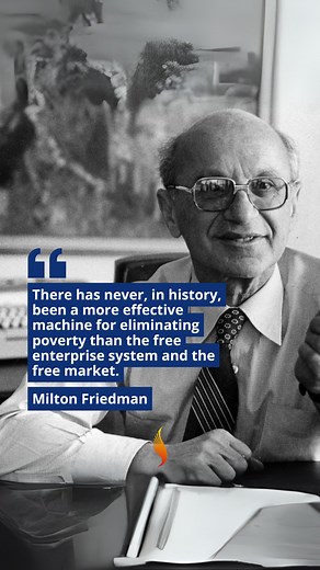 In 1978, at Stanford University, Milton Friedman delivered a lecture in which he addressed topics such as poverty and government intervention. He argued that the free market is the most effective tool for eliminating poverty, but government failures are often the root cause of economic struggles. Do his words still hold true today? Comment below 👇 | Libertarianism.org