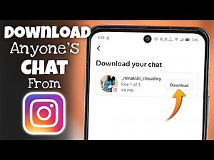 Instagram Ki Puri Chat Download Kaise Karen (2025) | How to Download a Chat from Instagram