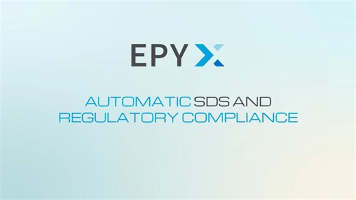 EPY X – The Complete Solution for Safety Data Sheet (SDS) Management