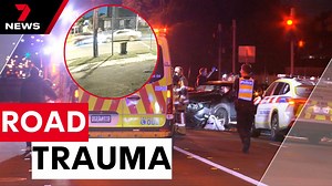 A baby girl is fighting for life and two other children are in hospital, after a head-on crash in Melbourne's west. 📱Download the 7NEWS app: 7news.link/7newsapp #7NEWS | 7NEWS Melbourne