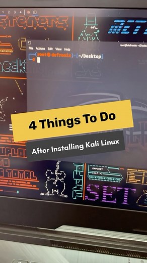 Defronix Academy | Cybersecurity | 4 Things you must do after Installing Kali Linux 🔥 #kalilinux #kali #kalitricks #kalitips #cybersecurity #ethicalhackingcourse | Instagram