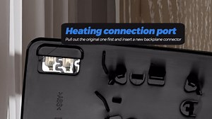 Driver Side Mirror Replacement for Ford F150 2015-2020, F250 F350 F450 F550 2017-2020 - Lower Tow Mirror Glass, Left Towing Mirrors Glass with Power Heated