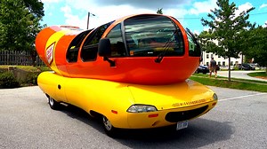 Weinermobile makes visit, steals the show at Blue Ghost Brewing's family fun day