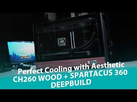 [DeepBuild] Modern Wooden Aesthetic Meets Powerful Cooling | DeepCool CH260 WOOD + SPARTACUS 360