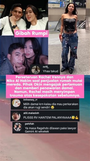 Okin Niko Al Hakim Ajukan Damai Dengan Rachel Vennya Tentang Jual Rumah