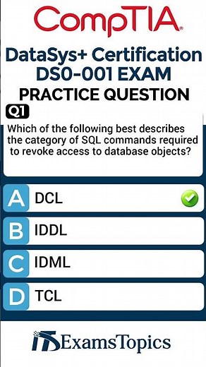 CompTIA DataSys+ Certification (DS0-001) Exam Questions