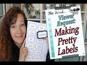 How to Make Pretty Labels - With FREE Download!