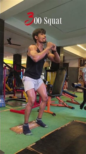 300 squat challenge 💪 #fitness #chellenge #motivation #hardwork #tranding #jym