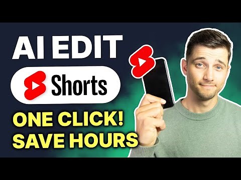 How to Edit YouTube Shorts in 1 CLICK using AI (Magic Cut) 🪄