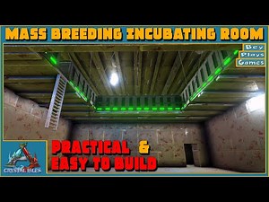 ARK: BEST Incubation Room Build For MASS BREEDING | Super EASY To Build 2020 | 2021 | Tips & Tricks