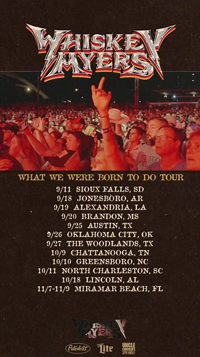 Whiskey Myers Tour Dates and Locations Revealed