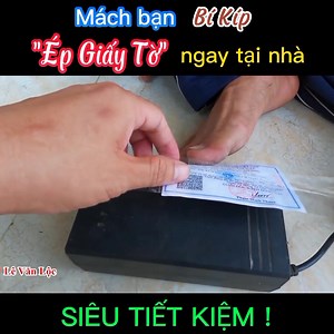 876K views · 9.1K reactions | Đơn giản mà hiệu quả cao 藍藍 Nếu biết sớm tôi đã không mất tiền oan / Cách ép dẻo giấy tờ tùy thân đơn giản , Ép Nhựa BHYT tại nhà. Nguồn : Lê Văn Lộc _ _ Full : https://youtu.be/QJLRKMDkFTg | Thánh mẹo VN | Facebook