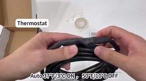 3ft 7w/ft Constant Wattage Pipe Heat Cable - CSA/ETL Certified, Energy-Saving for Metal & Water-Filled Plastic Pipes, Keeps Water Flowing at -40°F, 120V