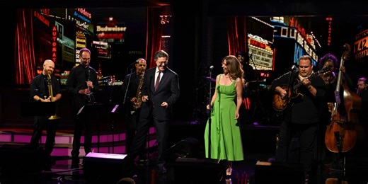 Video: Stephen Colbert Performs 'Off Broadway' with Rachael & Vilray on THE LATE SHOW