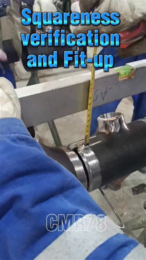 Christopher Rejano on Instagram: "Squareness verification and Fit-up #fabrication #fitupproccess #construction #pipe #pipefitter"