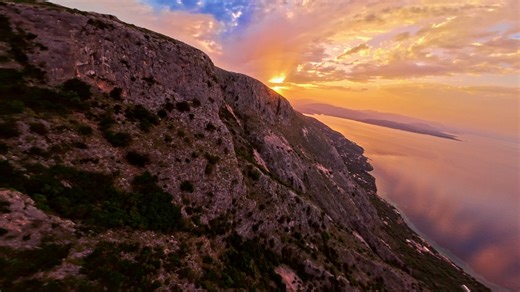 The magic of Pantokrator, Corfu this morning Video credits @Bill_Metallinos | Corfu