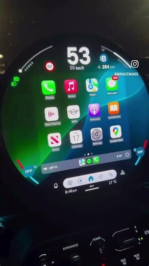 #Central OLED #miniacemanse #miniaceman #ev #electriccar #insta #mini #minios