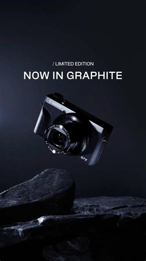 Presenting the Limited Edition PowerShot G7 X Mark III in Graphite