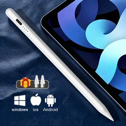 White Stylus Pen High Precision Universal Capacitive Stylus Pen Tilt Pressure Anti-Mistouch Suitable For IOS Android Smartphones And Tablets Compatible With IPhone All Touchscreen Devices Android Tablets And Phones Capacitive Touchscreen Stylus Compatible With Xiaomi Tablets And More Spring Gift IOS/Android | SHEIN