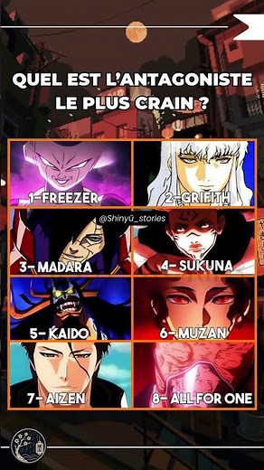 L'ANTAGONISTE LE PLUS CRAINT DE L'ANIME ?