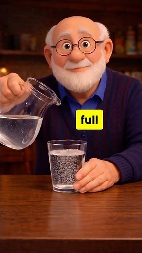Learn Empty, Half Full & Overflowing | Easy English Vocabulary for Beginners