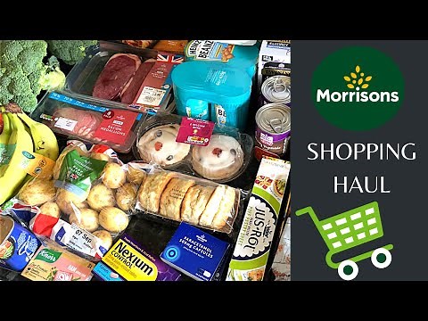 Morrison's Food | Family grocery haul :)