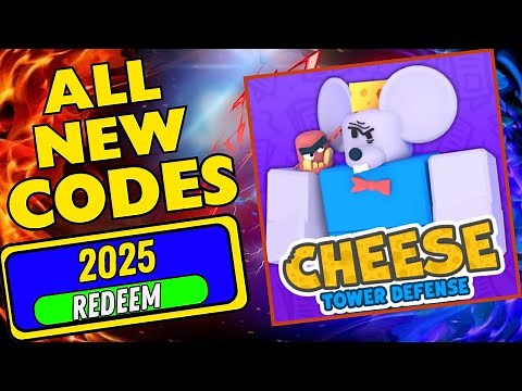 NEW CODES ROBLOX Cheese TD CODES 2024 | Cheese TD CODES | Cheese TD