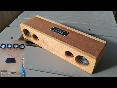 I Built a Bluetooth Soundbar Using The Most Popular mini Amp on YouTube short