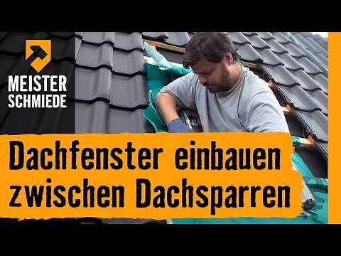 Dachfenster einbauen: zwischen Dachsparren | HORNBACH Meisterschmiede